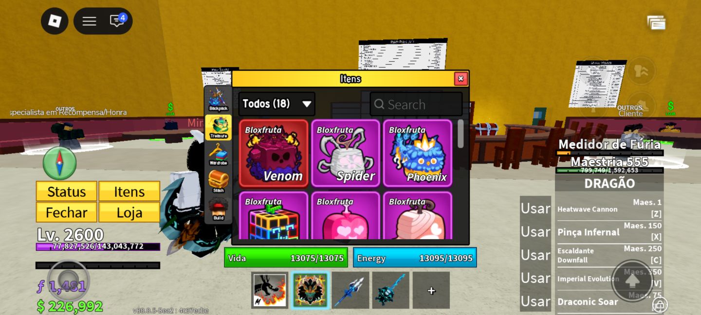 CONTA DE ROBLOX MUITO BOA DIVERSAS COISAS FOCADA EM AOTR E OUTROS