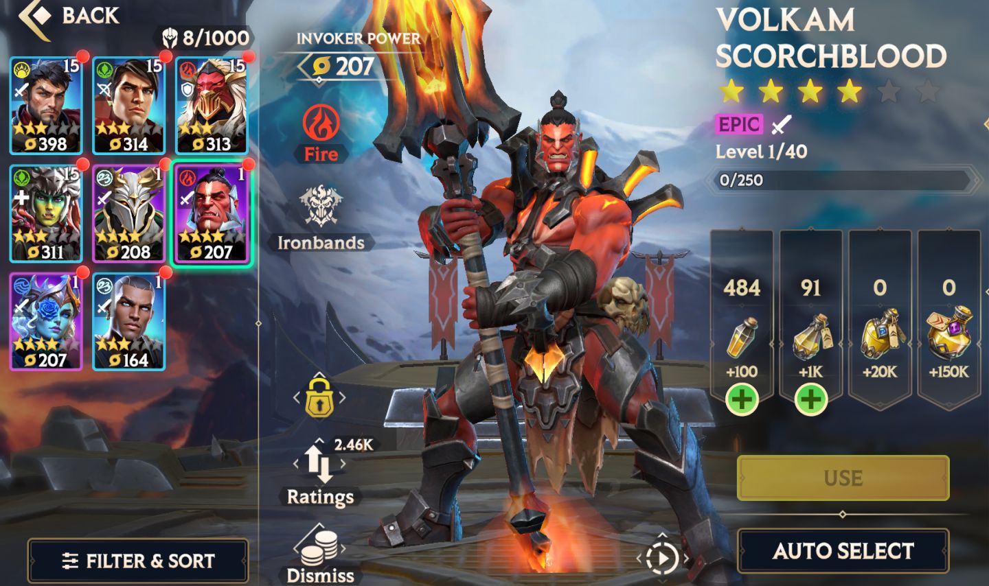 INVOKERS TITAN LEGACY: CONTA INICIAL COM 3 PERSONAGENS ÉPICOS
