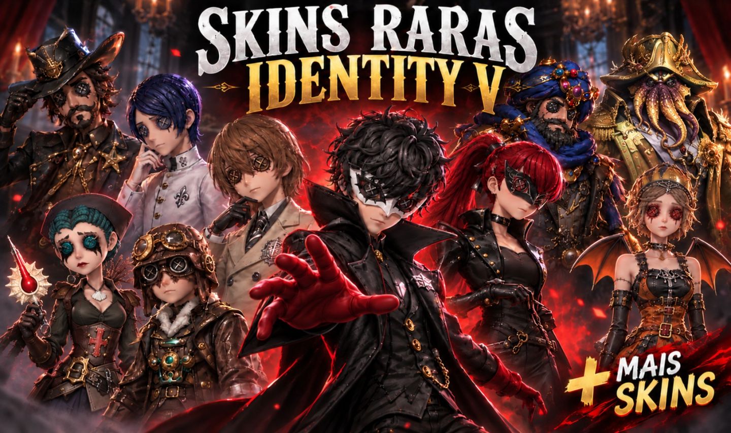 Conta Identity V | Joker/Persona 5, Frieren, Ib, COA | Skins Raras e Limitadas