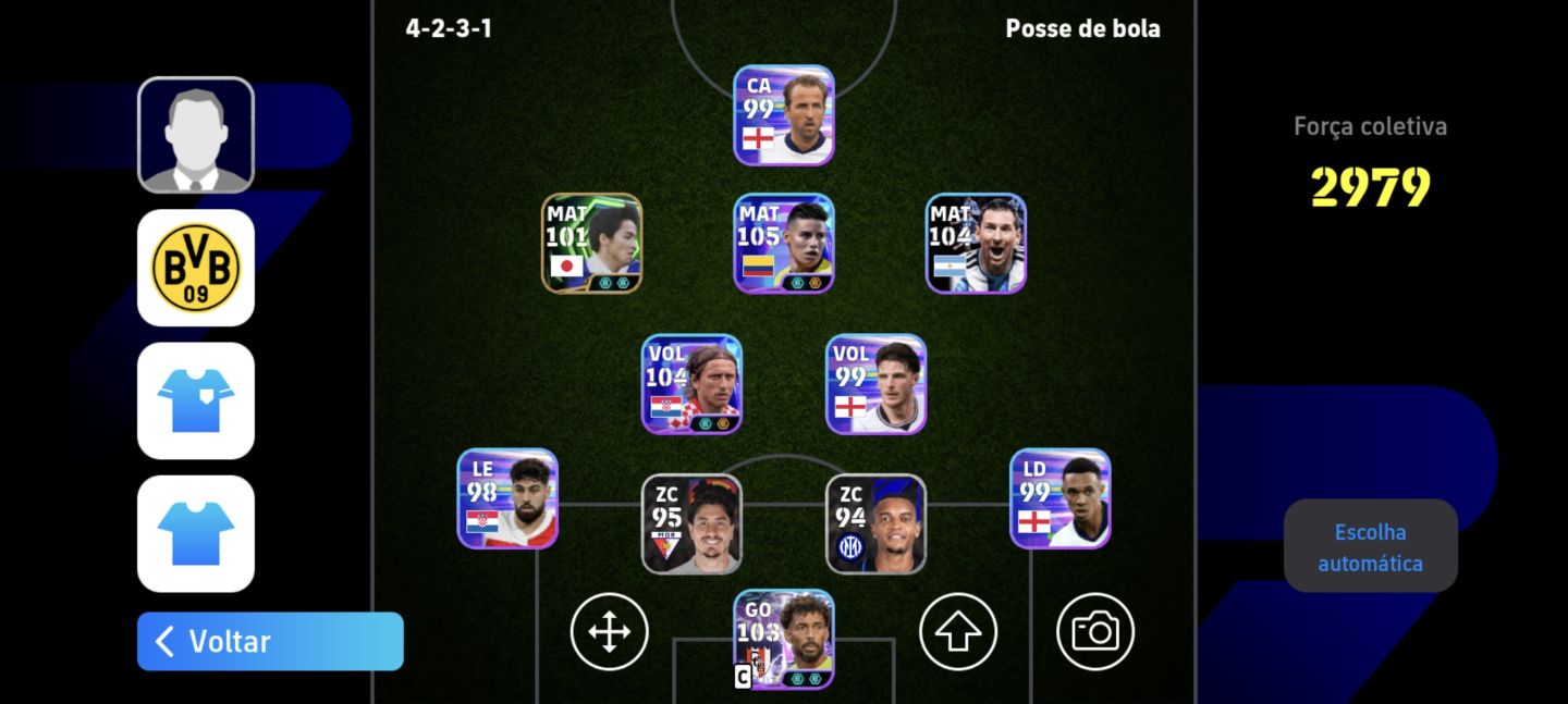 CONTAS COM ÉPICOS PAGOS NO EFOOTBALL MOBILE