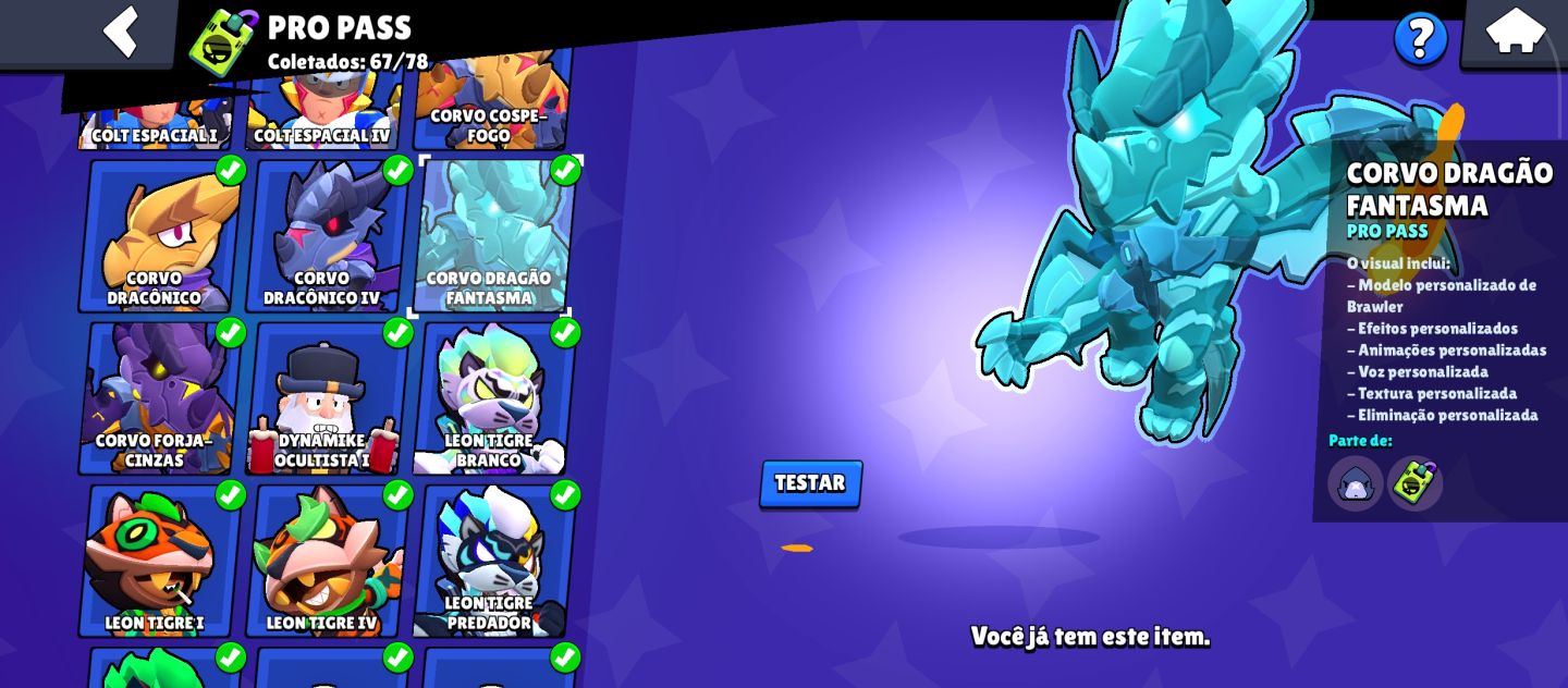Conta de Brawl stars