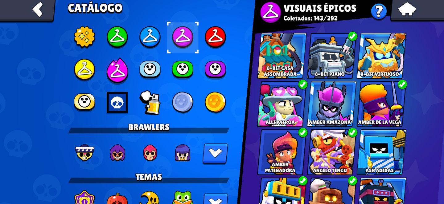 Conta Brawl Stars Fama alien semi full