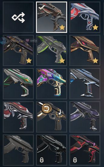 Conta valorant com muitas skins, primordium, reacon etc