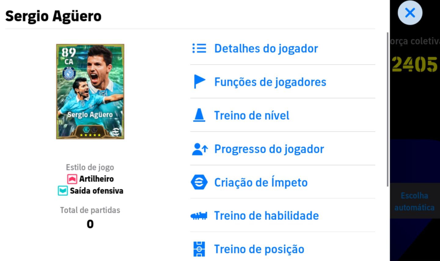 Conta Aguero efootball