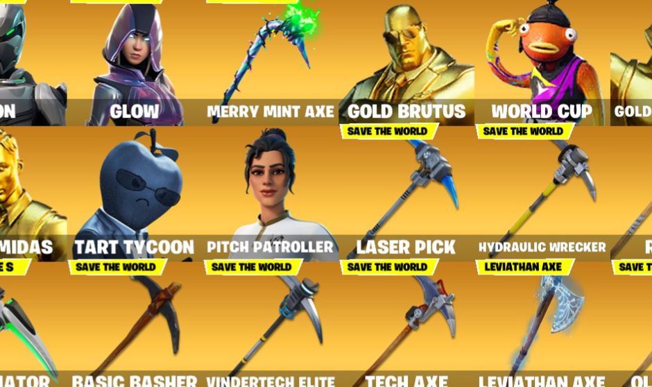 Conta com glow+minty+machado do kratos+skins og