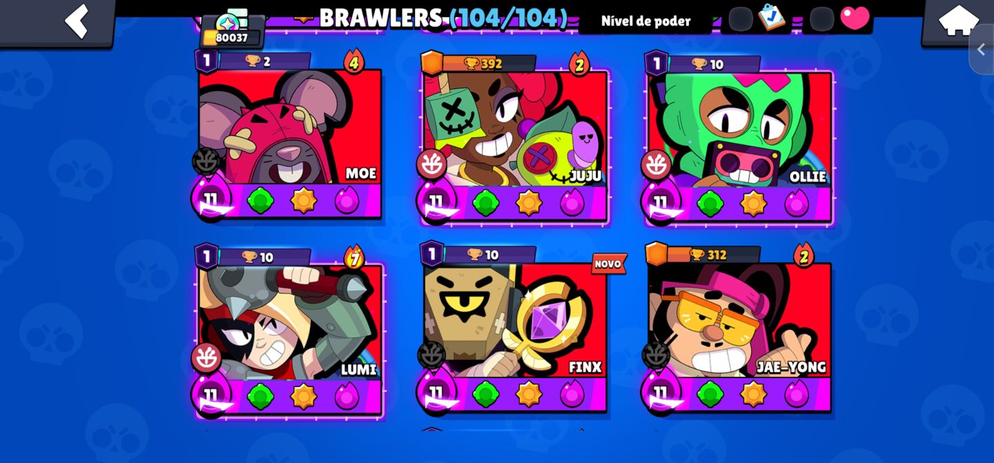 Conta Brawl nivel competitivo