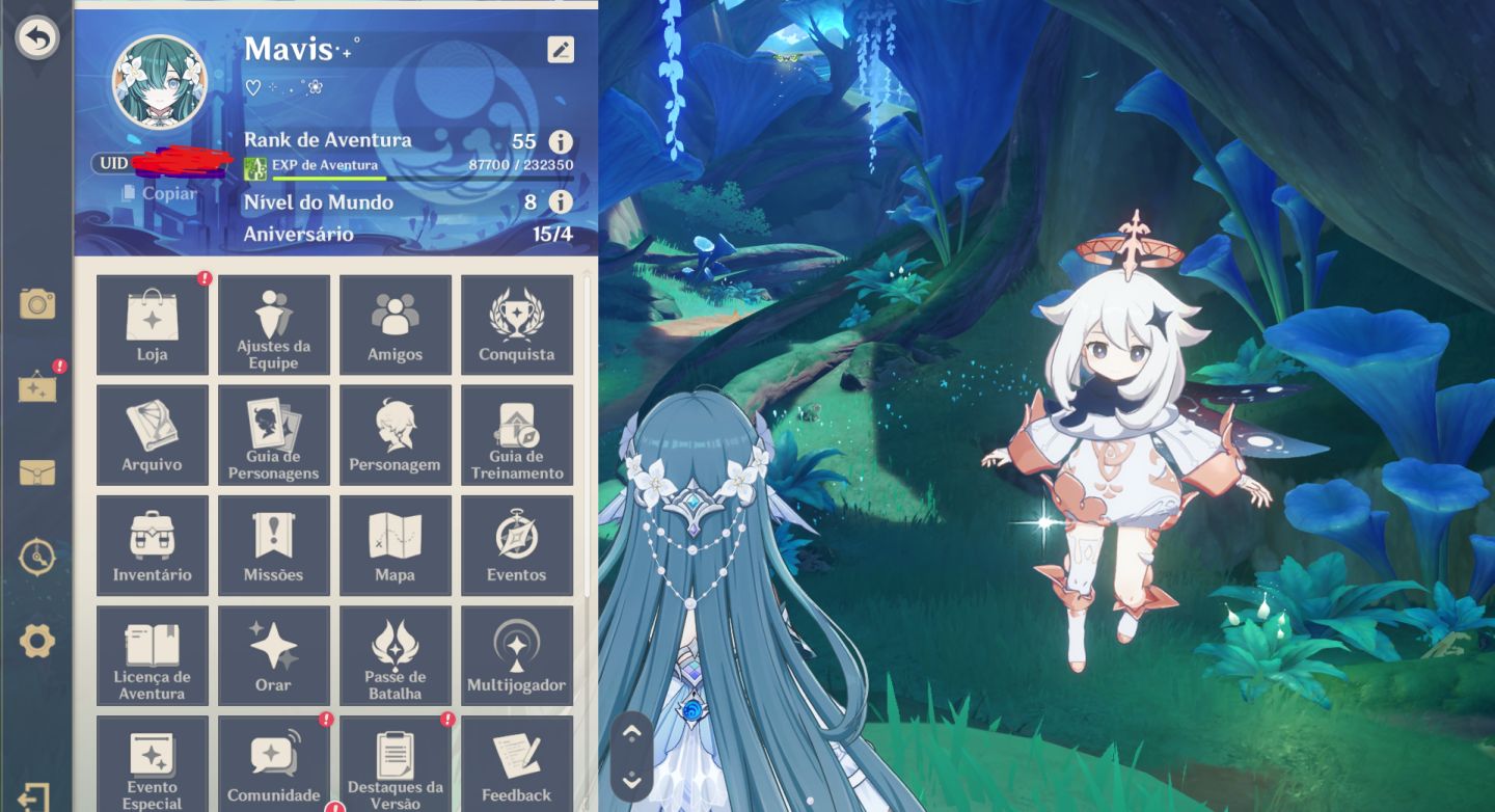 CONTA COM VODYANITSA, ODETTE, YAE MIKO + 10 5 ESTRELAS