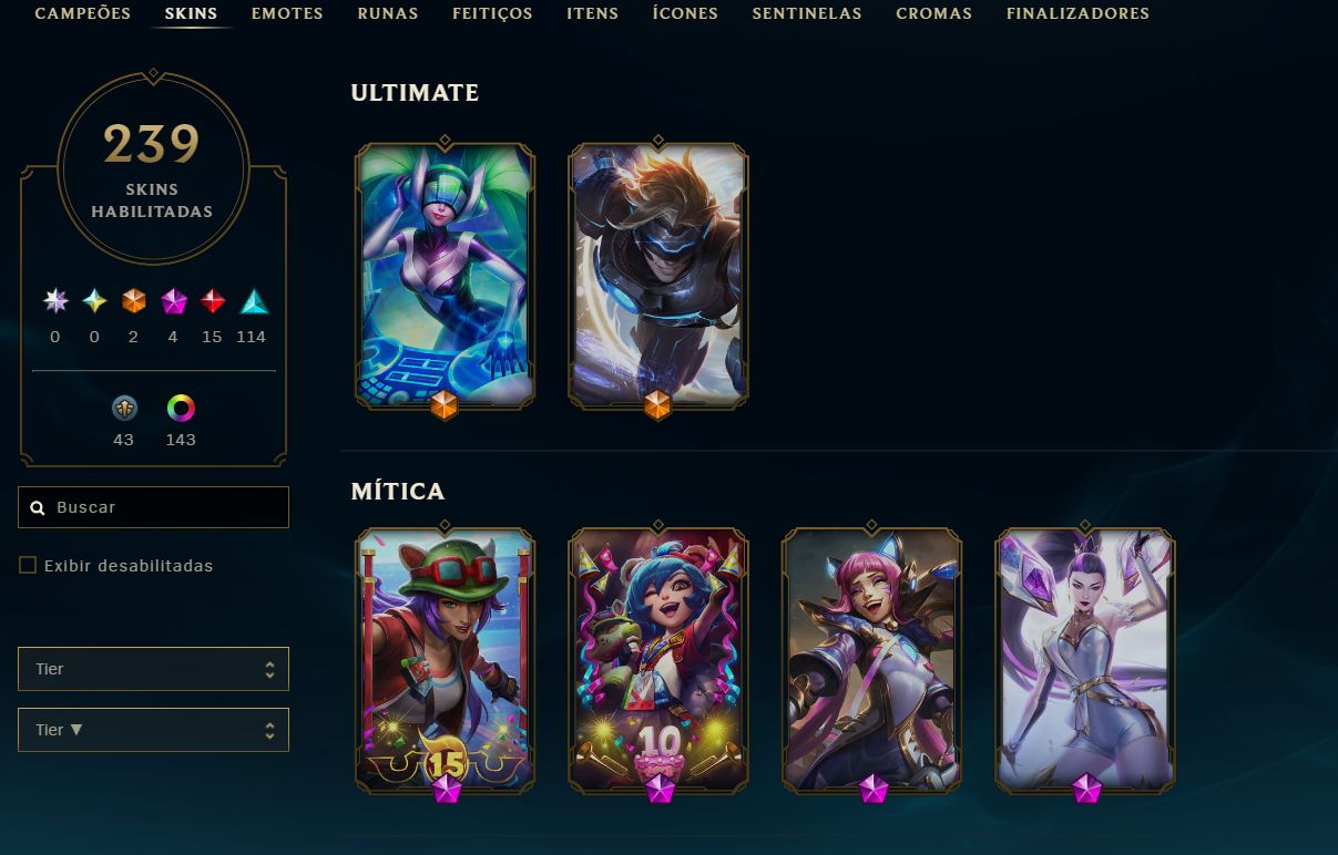 Conta Riot com Skins LOL - VALORANT
