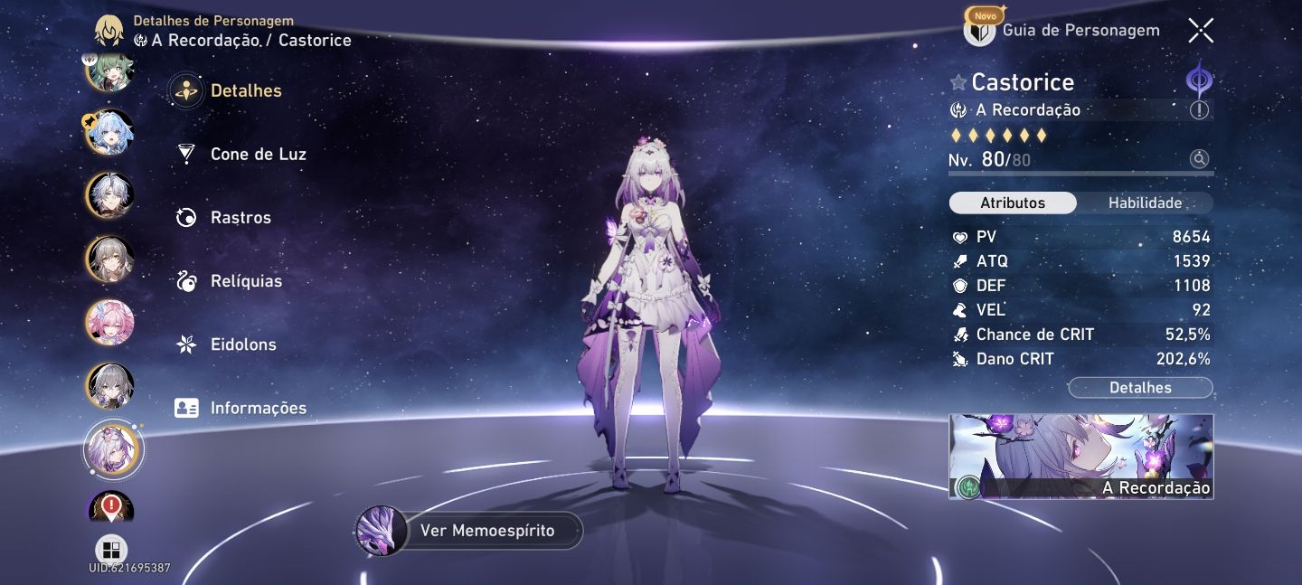 Honkai Star Rail conta com times para the herta, phainon e anaxa.