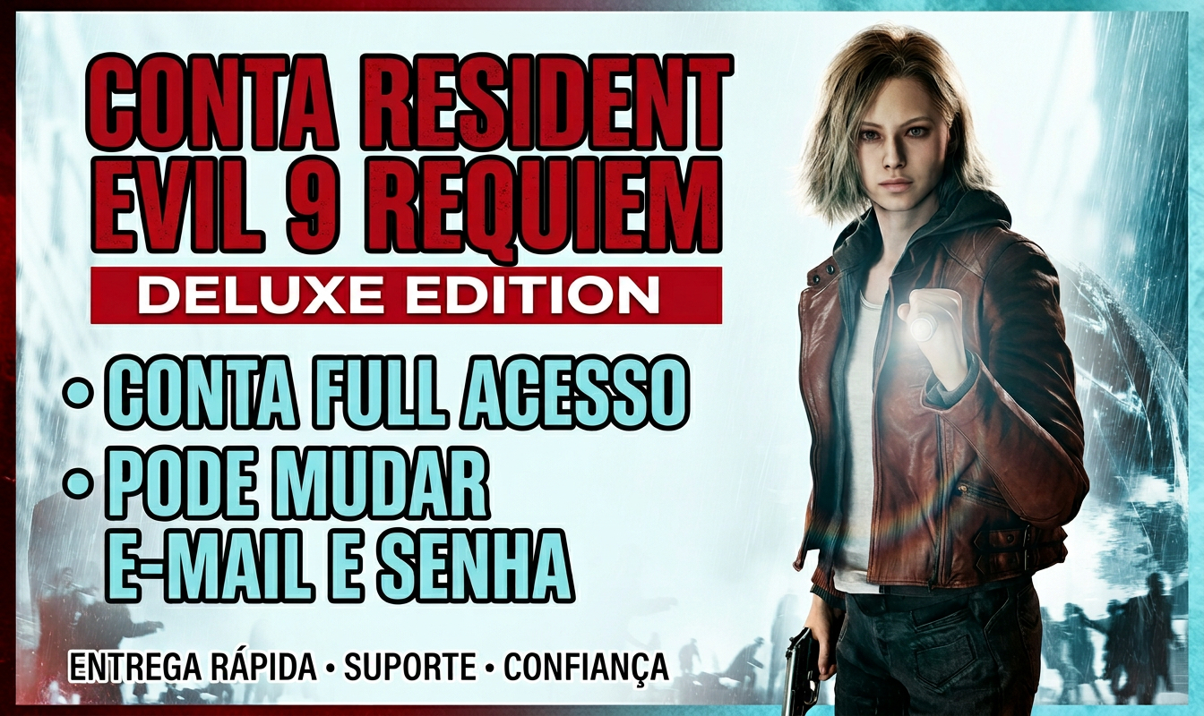 Resident Evil 9 Requiem Steam - Full Acesso - Pode Alterar Tudo