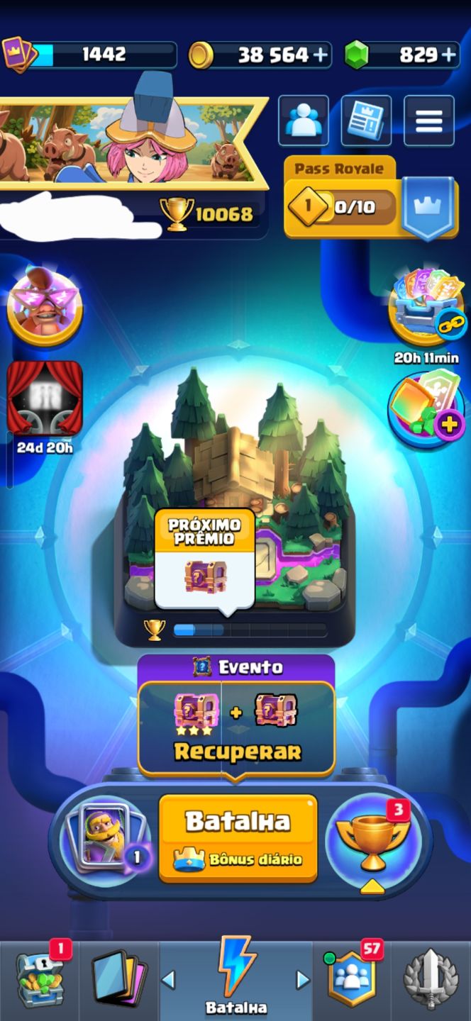 CONTA DE BRAWL STARS E CLASH ROYALE JUNTAS