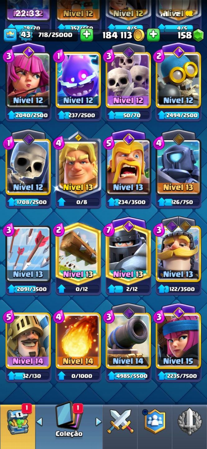 CONTA CLASH ROYALE COM 8,7K TROFEU + BRAWL STARS 8,3K TROFEU + ENTREGA IMEDIATA