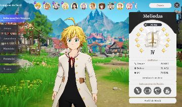 SERVER GLOBAL - MELIODAS C10 - 24K ATACK, DAISY C7, MANNY C6, ELAINE C6 E MAIS!