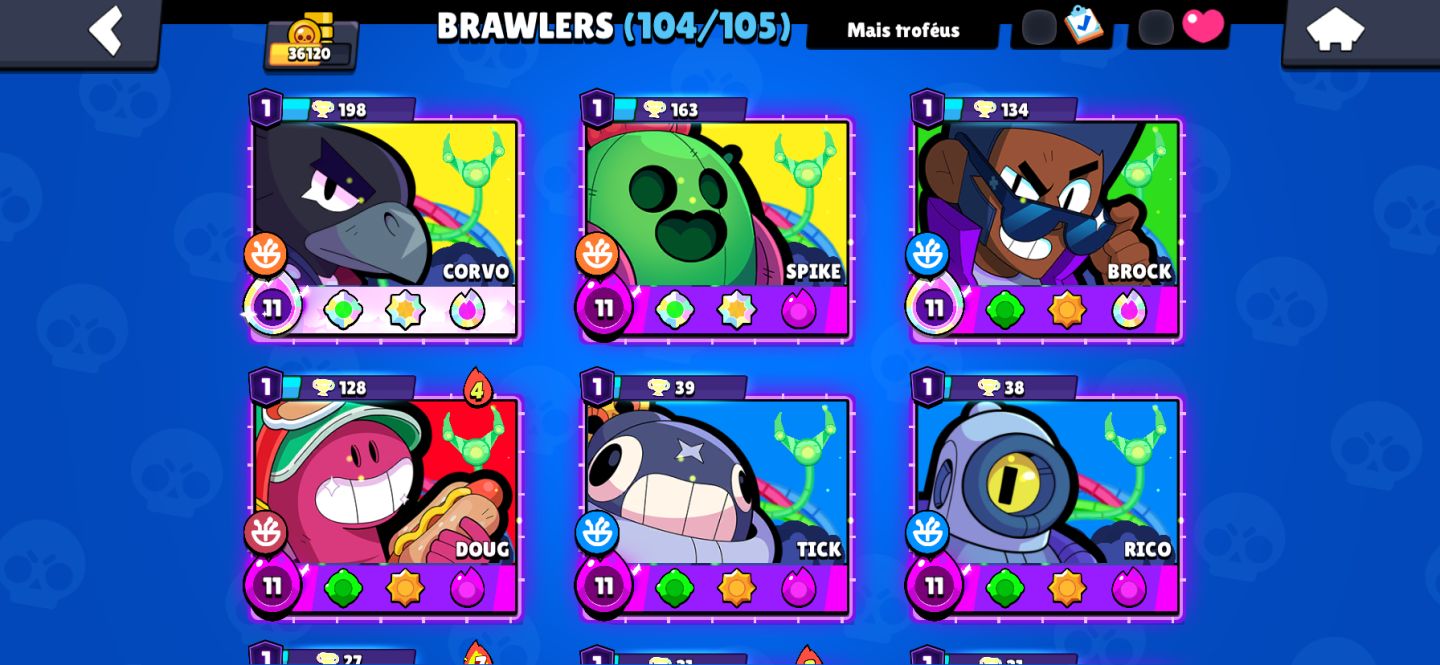 Conta de Brawl Stars rara (leia a descrição)