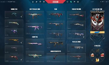 CONTA VALORANT COM MUITAS SKINS, MAIS DE 2K GASTOS, CHAMPIONS 2025, ASC 2 E MT+