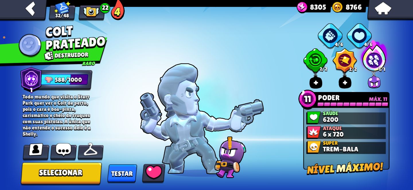 CONTA BRAWL STARS RARA! 19K TROFÉUS, SKINS LENDÁRIAS, PASSES ANTIGOS, COLTPRATA