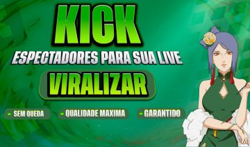 SEGUIDORES KICK | ENTREGA RÁPIDA | ALTA QUALIDADE | MELHOR CUSTO-BENEFÍCIO