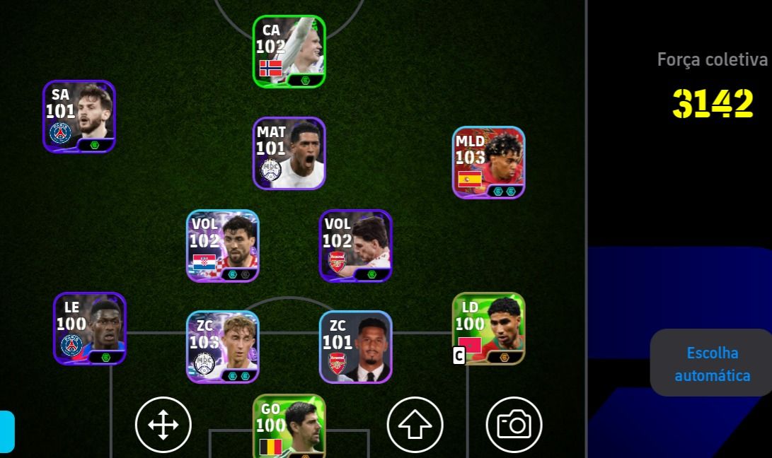 CONTA EFOOTBALL PRONTA PRO JOGO | FORÇA 3142+ | ACOMPANHA DADOS DE RECUPERAÇÃO.