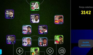 Conta efootball top 3142 de força.