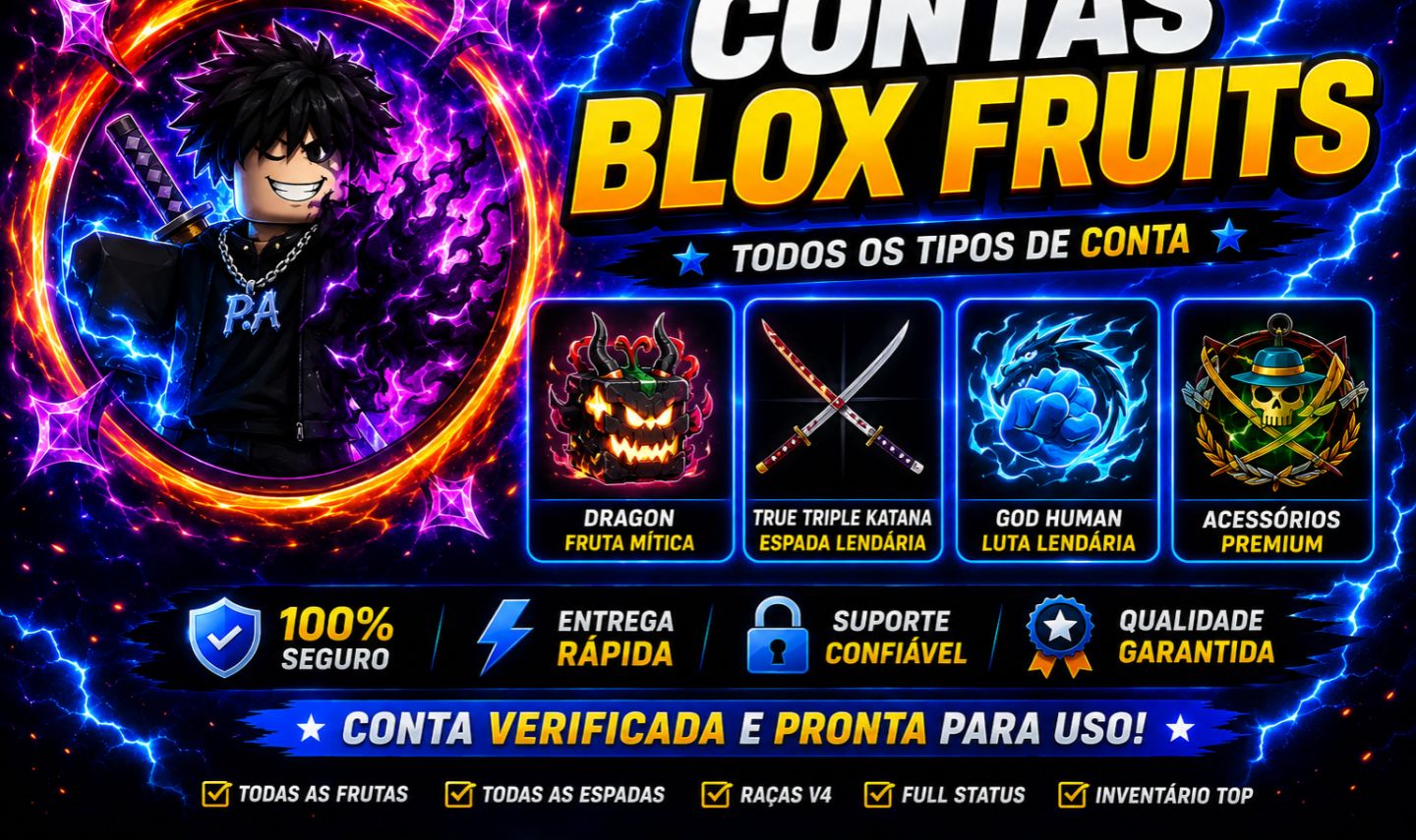 Contas blox fruits baratas 50% off
