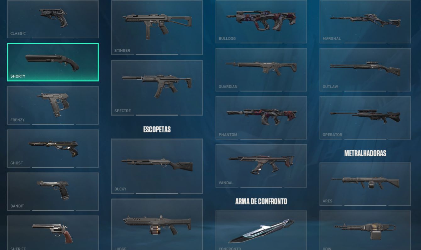 CONTA DE VALORANT, BASTANTES SKINS PREÇO ACESSIVEL PERANTE AO VALOR GASTO