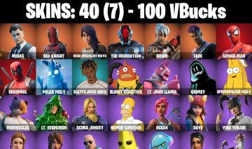 Conta Fortnite com Midas | Gear Specialist Maya | The Foundation e 40 Skins