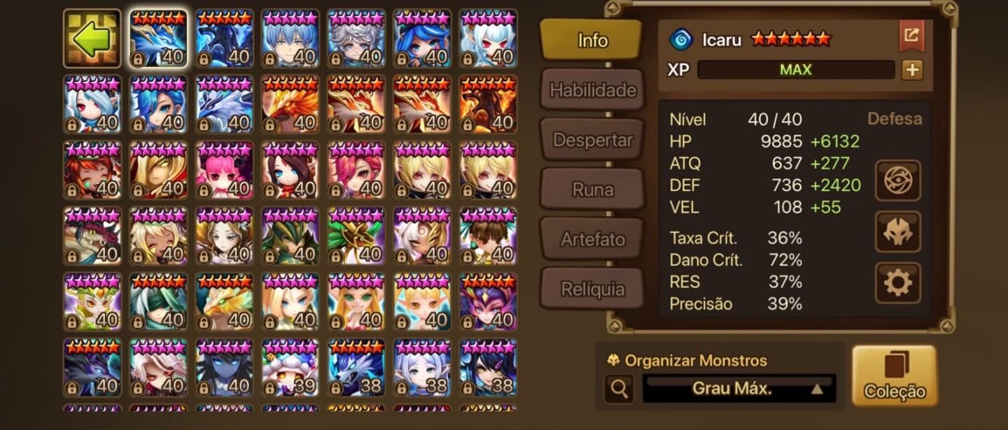 Acc global com Lúcifer de skin . Triple ld