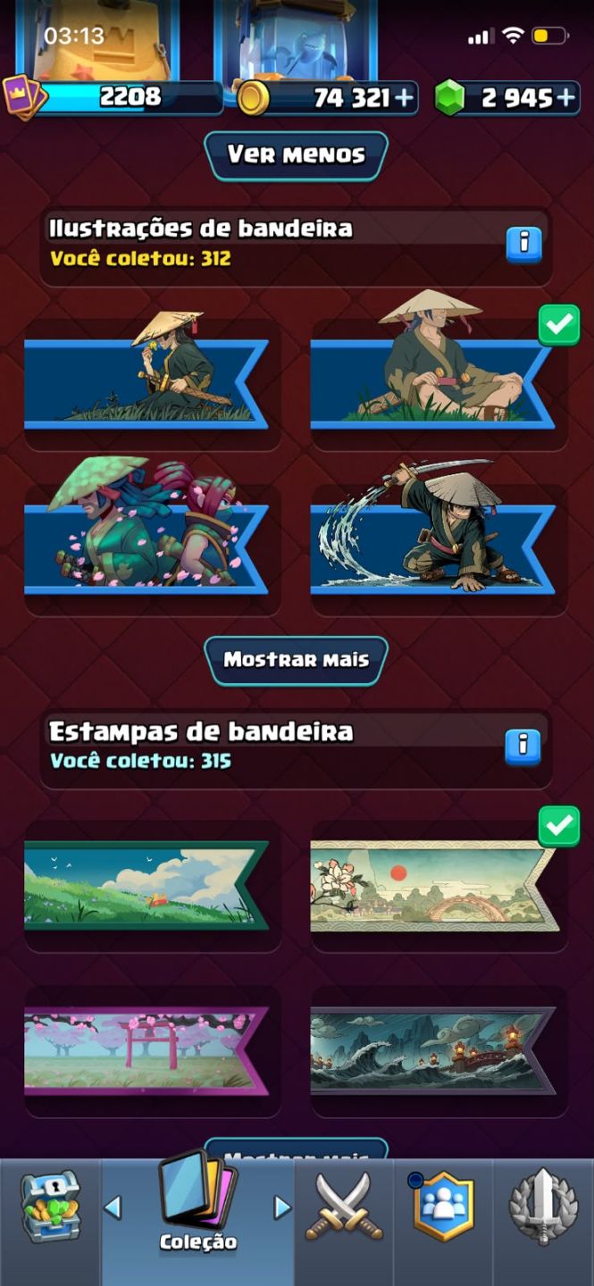 Conta Clash Royale Endgame - 8 anos