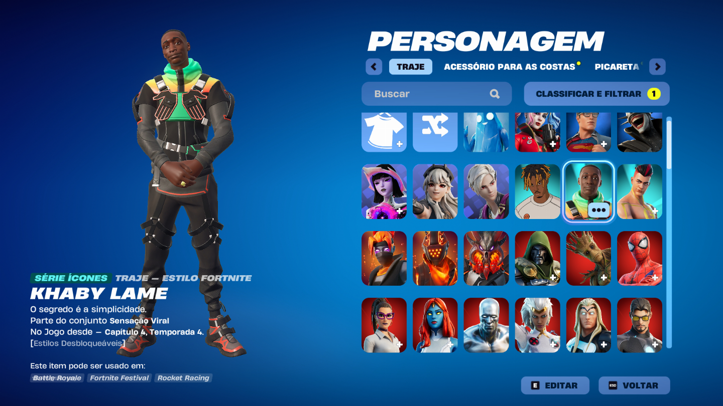 Conta Fortnite e Rocket League (ITENS RAROS!)
