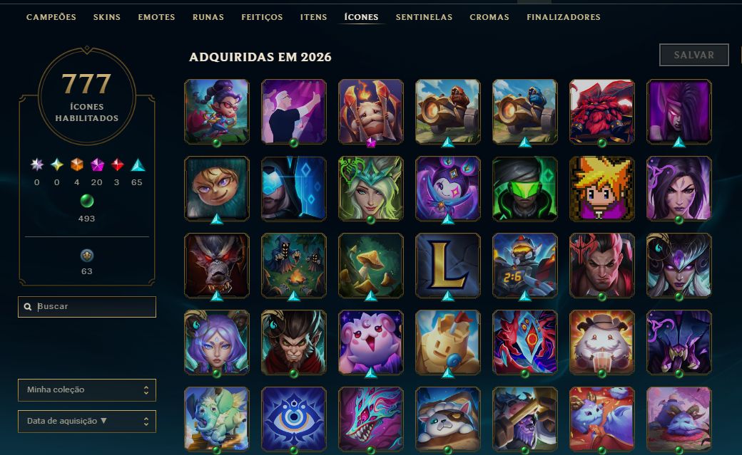 Conta reset grão mestre, atual mestre +1000 skins + skin jinx fragmentada arcane