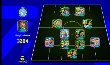 Conta eFootball +2200 de força