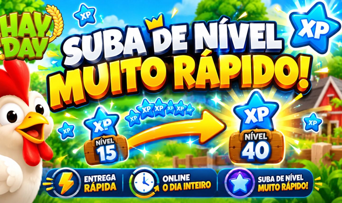 Ganhe XP e Suba de nivel rapido! 48.000 XP HayDay