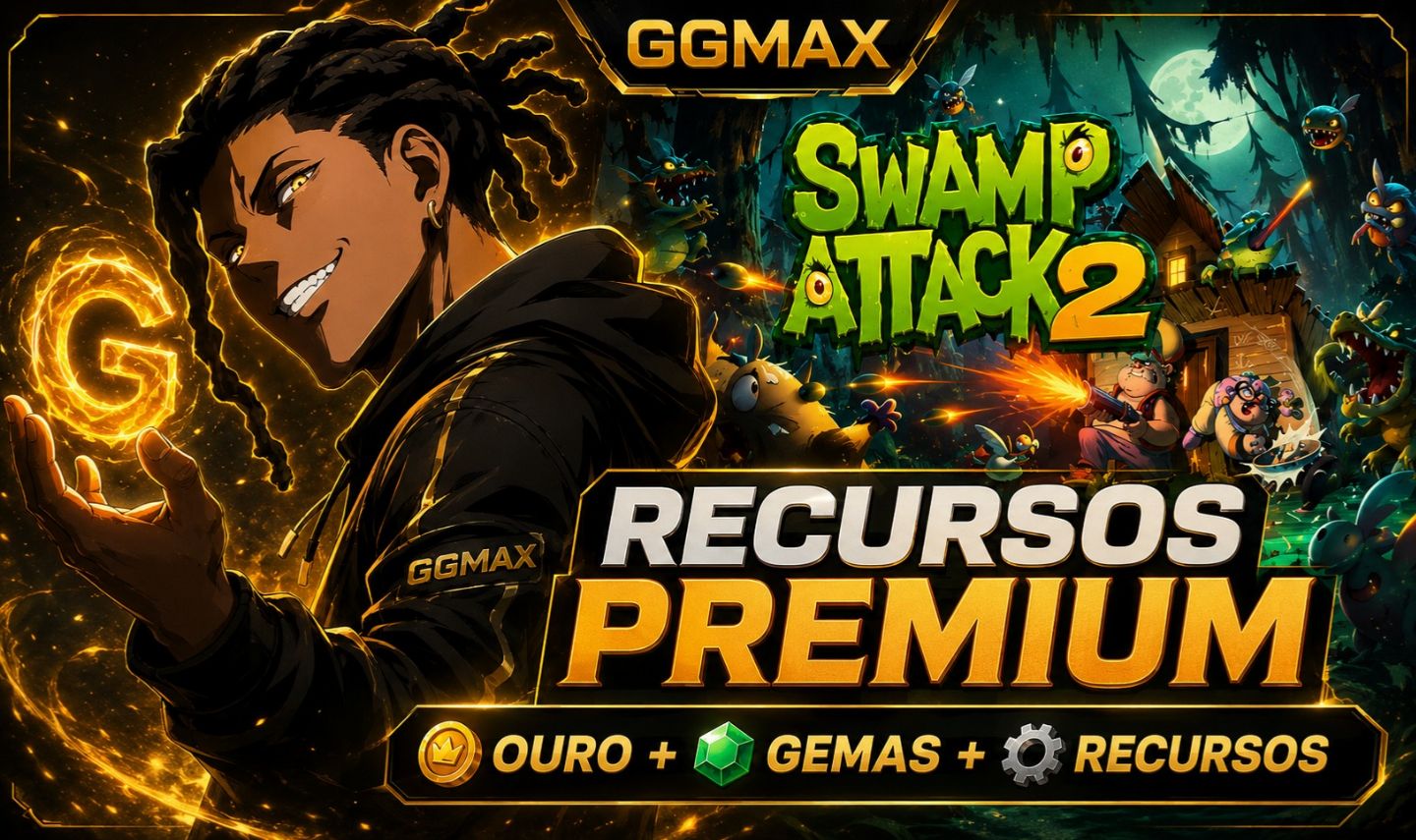 SWAMP ATTACK 2 | OURO + GEMAS + RECURSOS | ENTREGA RÁPIDA | APENAS ANDROID