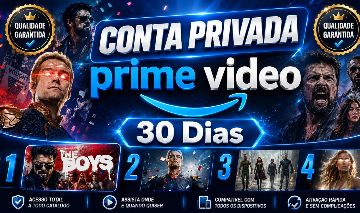 CONTA PRIVADA AMAZON PRIME VIDEO ENTREGA AUTOMATICA
