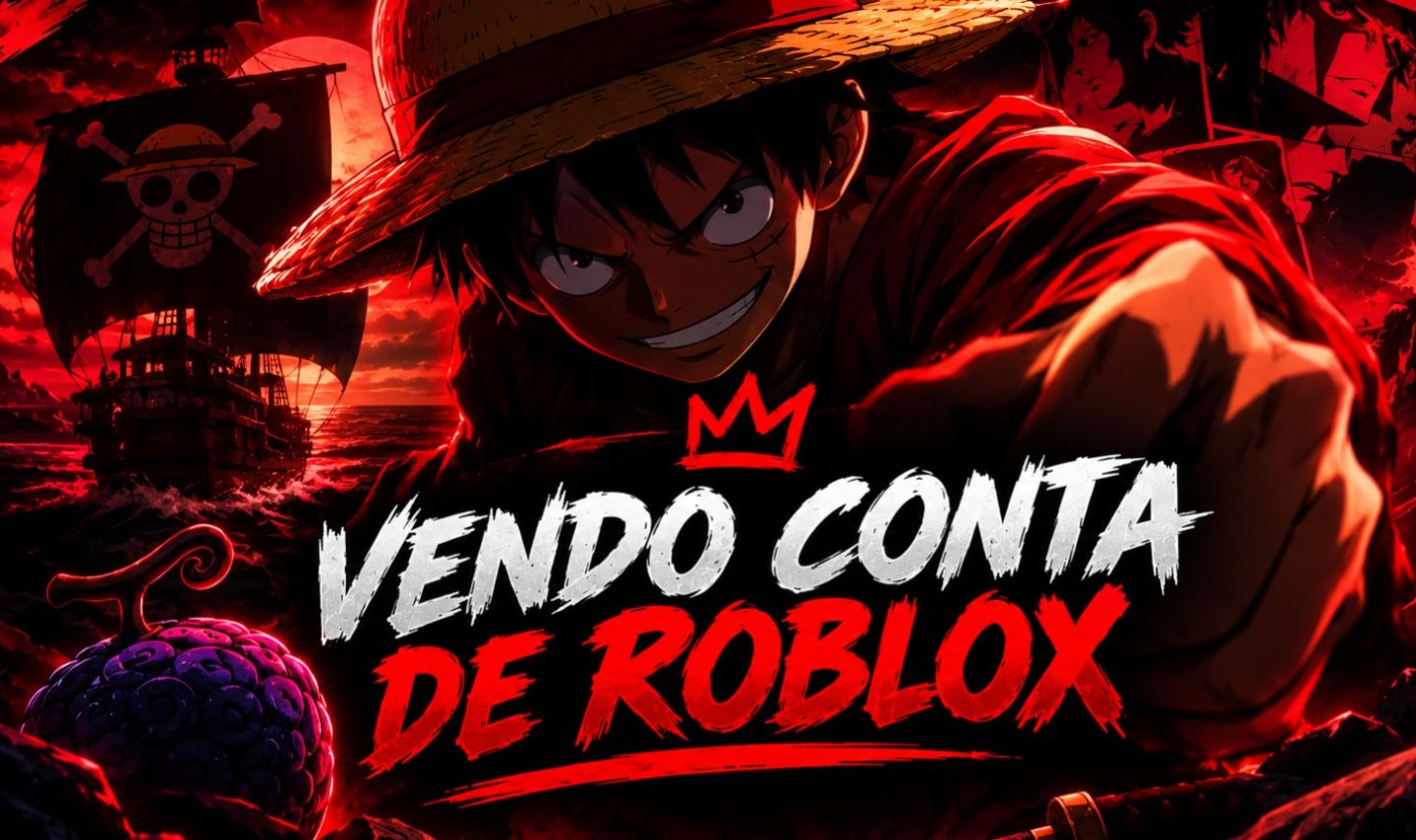 CONTA ROBLOX À VENDA | ESPECIALIZADA EM ONE PIECE ENTRE OUTROS JOGOS !!!