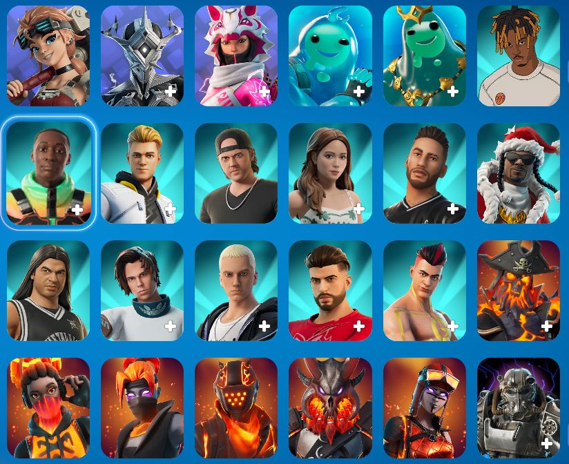 CONTA FORTNITE COMPLETA 354 SKINS