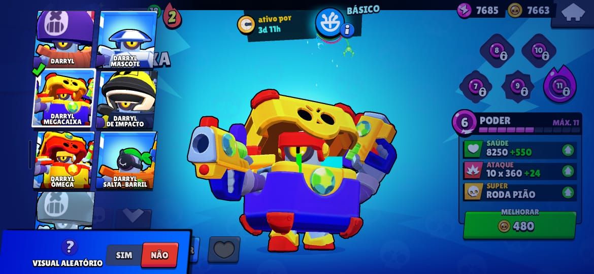 CONTA BRAWL STARS | 84.000 TROFÉUS | COLEÇÃO ABSURDA. 105 | 105 Brawlers