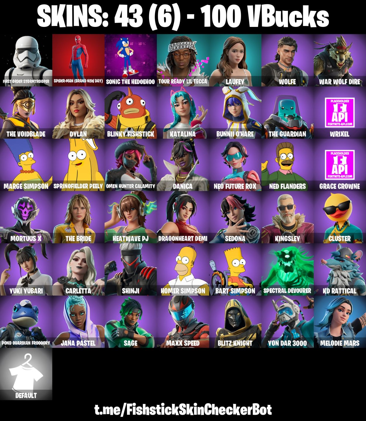 Conta Fortnite com First Order Stormtrooper | Spider-Man (Brand New e 43 Skins