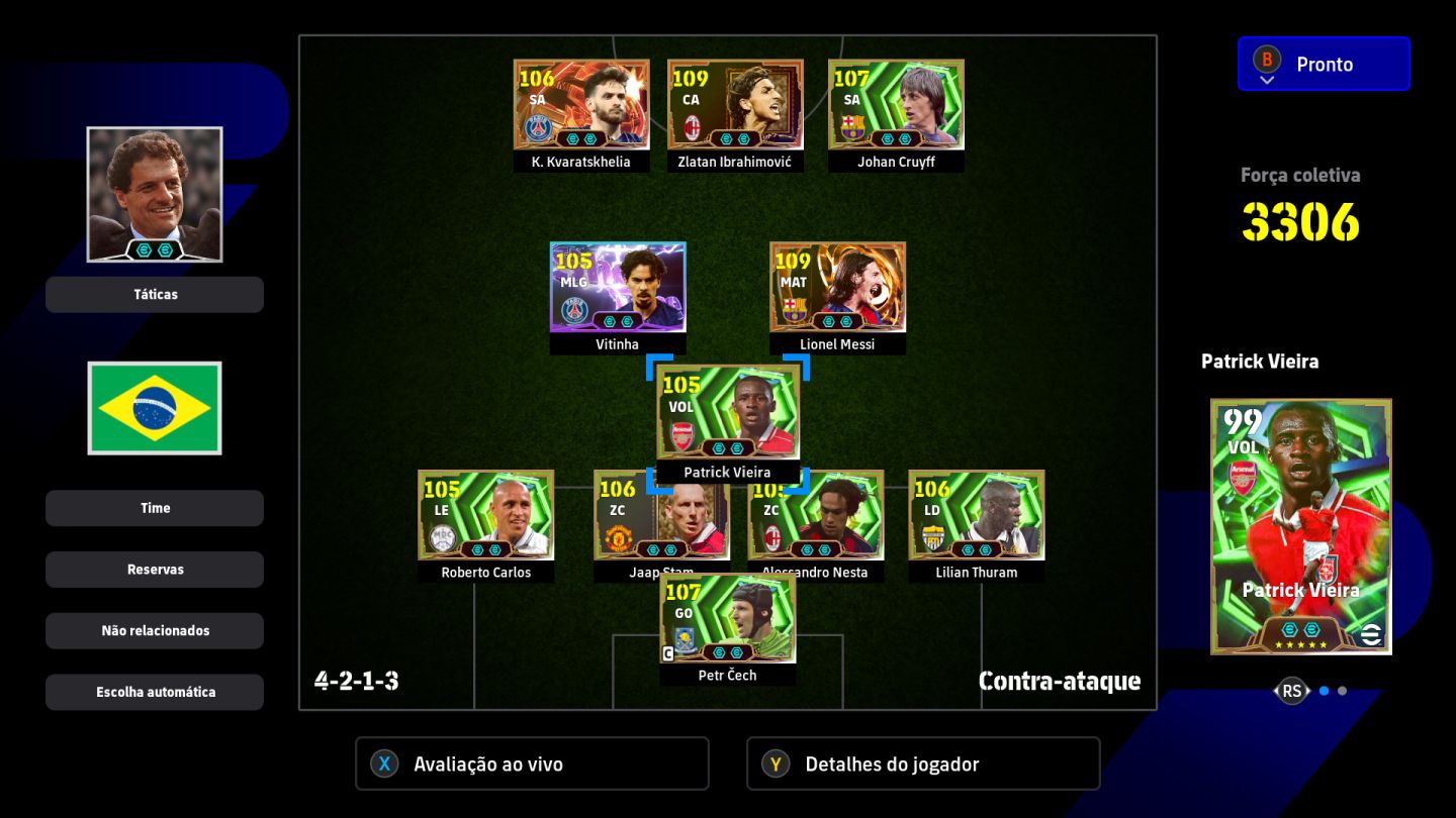 Conta Efootball 3310+ 1 Div