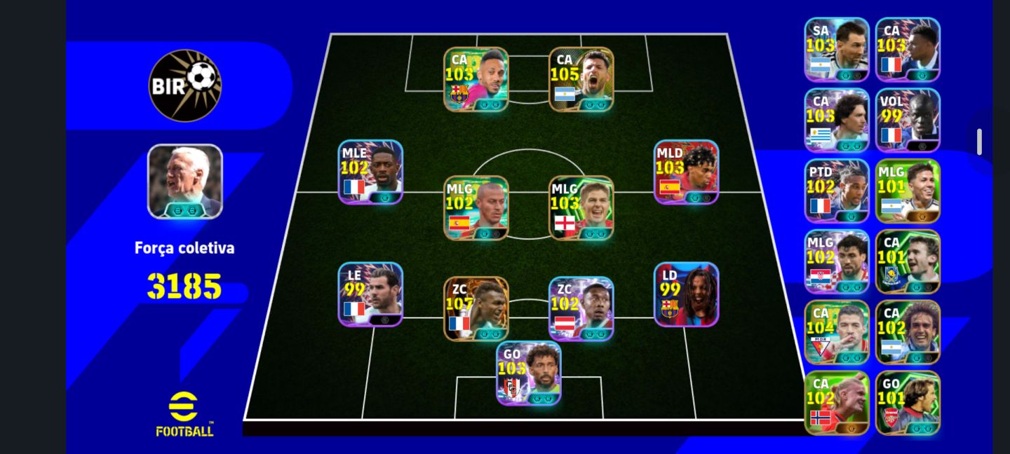 CONTA eFOOTBALL MOBILE À VENDA!