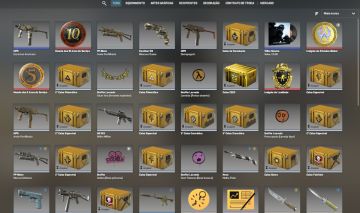 Conta da steam com CS prime e 200 reais em caixas
