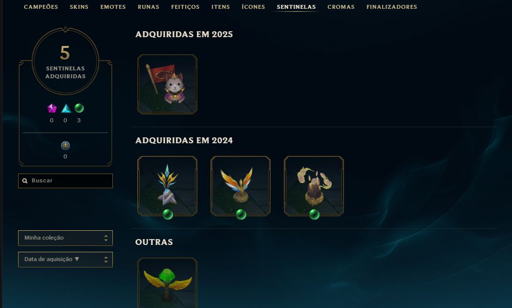 (Segura) Conta de lol smurf mestre melhores skins para smurf