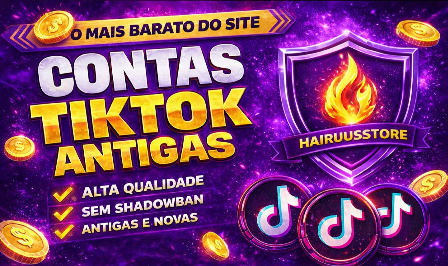 Contas TikTok Antigas e Novas (2021 a 2026) Qualidade Garantida | Envio rapido