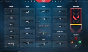 CONTA DE VALORANT ASCENDENTE 1 COM ALGUMAS SKINS