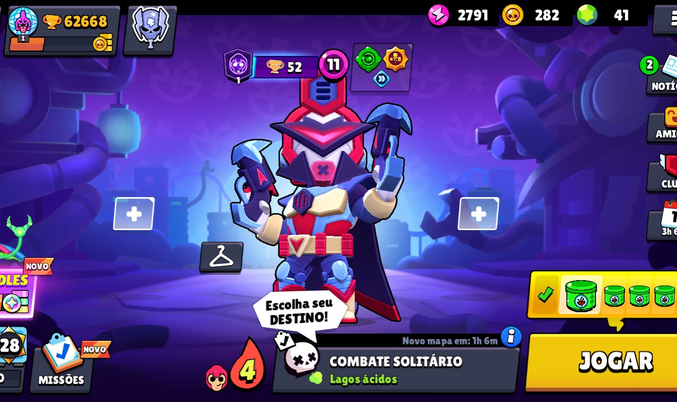 Conta de Brawl Stars com todos os Brawlers