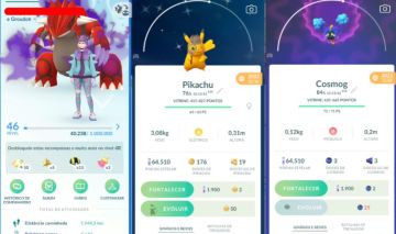 CONTA POKEMON GO LEVEL 46 | 06 LENDARIO | 16 BRILHANTE | PIKACHU SHINY DETETIVE
