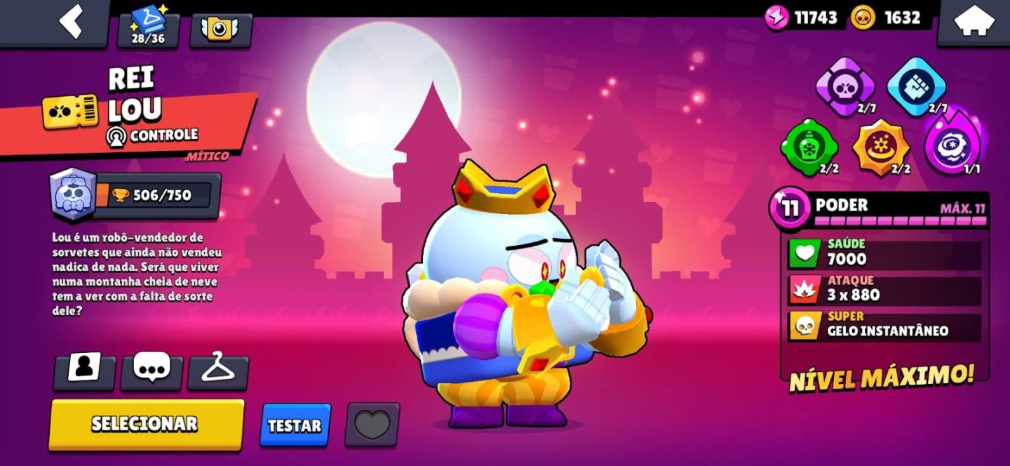 CONTA DE BRAWL STARS COM 46K DE TROFÉUS!!