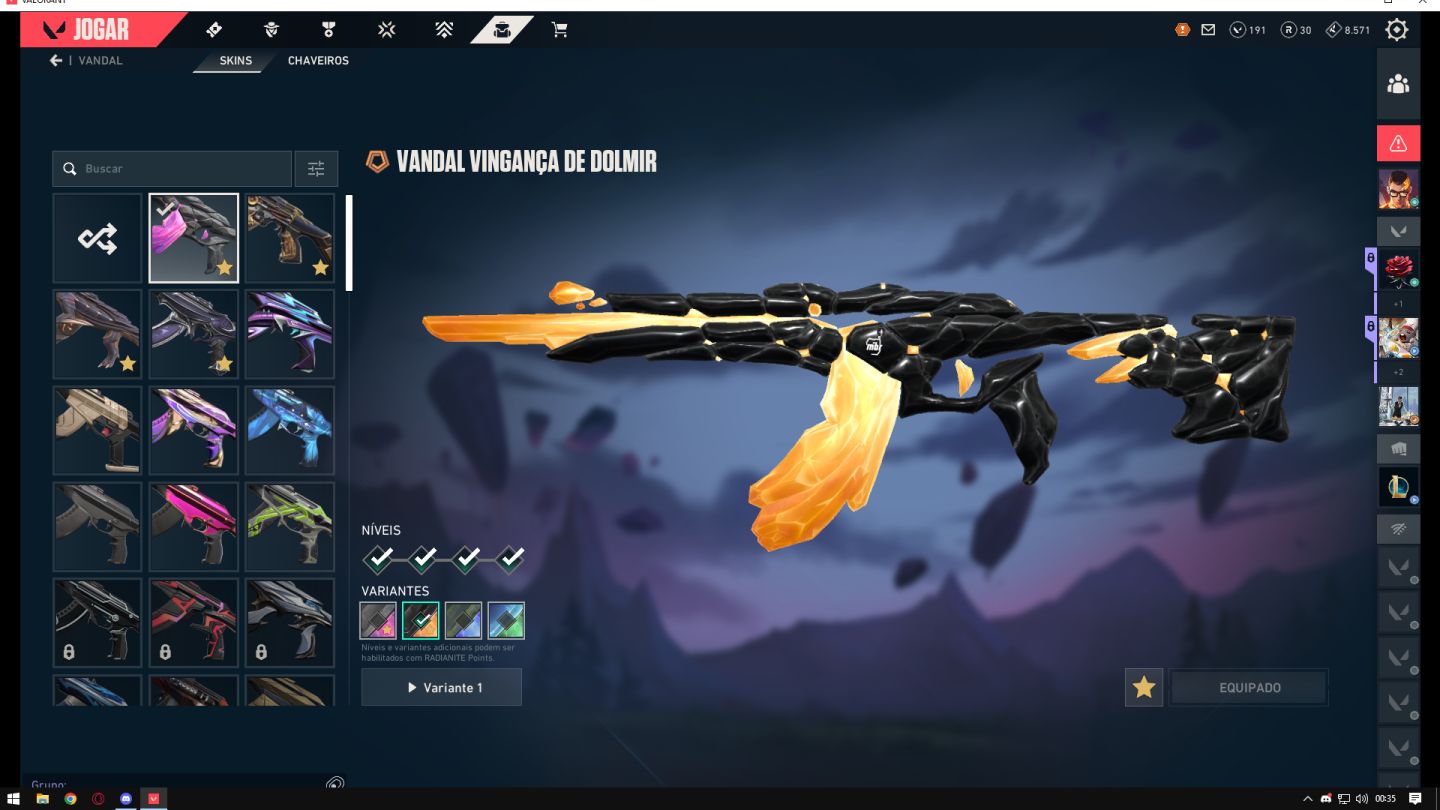 CONTA VALORANT + LOL DE BRINDE