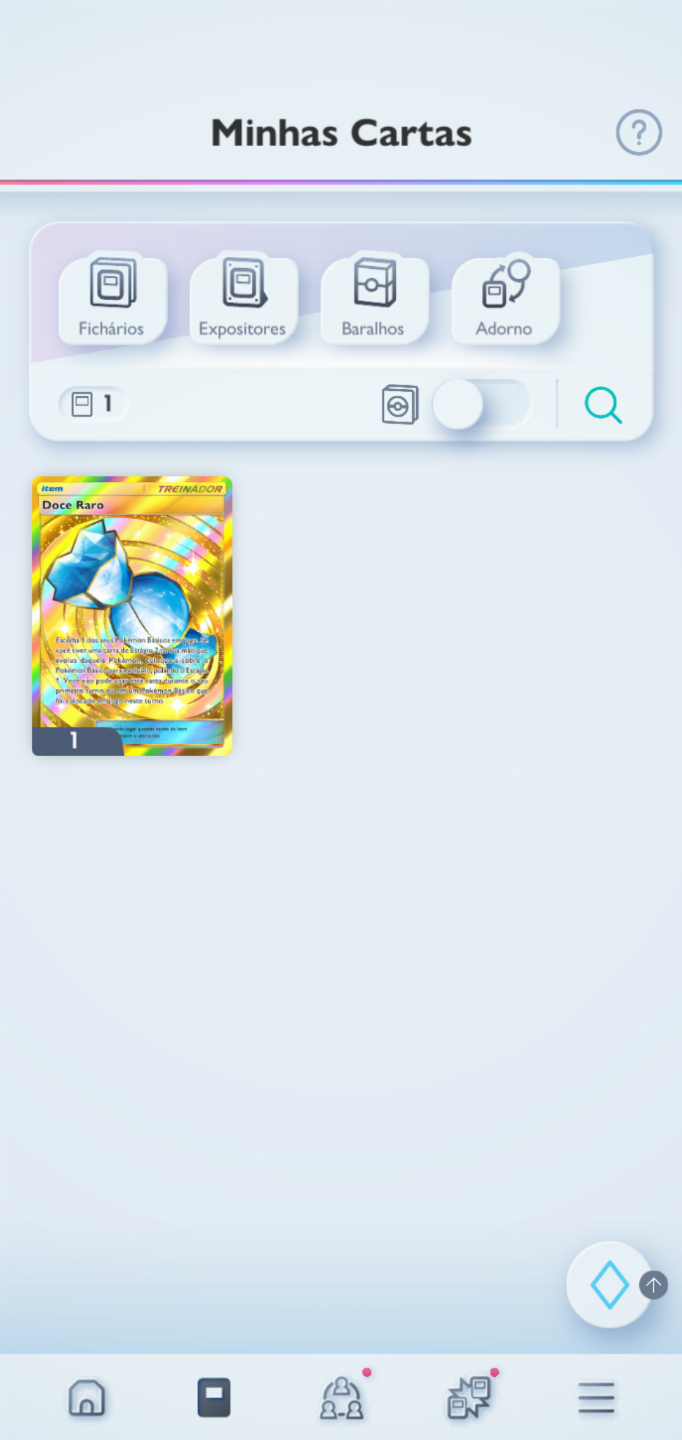 Conta Pokémon TCG - NV 34 com mais de 2,5k cartas, Doce Raro Coroa PT BR e mais!