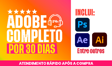 ADOBE CREATIVE CLOUD 30 DIAS (CONTA PRIVADA) | PHOTOSHOP, ILLUSTRATOR E MAIS